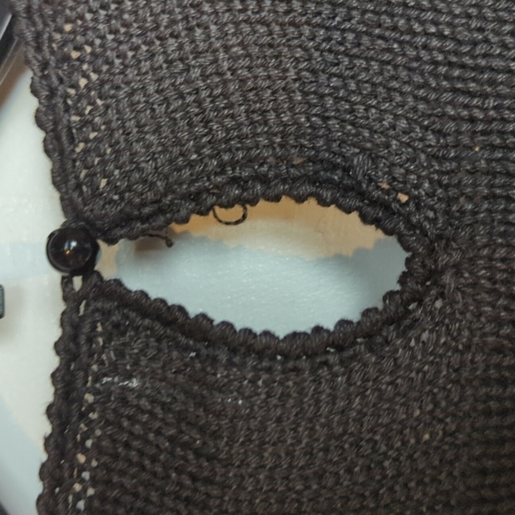 Vintage Sweater with 3-D Floral Beading - Picture 6 of 6